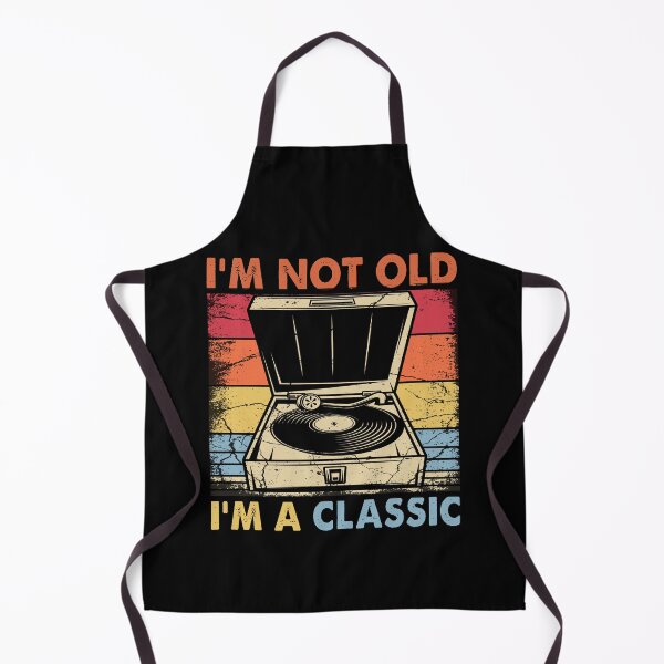 Item preview, I'm not old I'm classic vinyl record retro vintage music turntable gift designed and sold by FernaRoje.