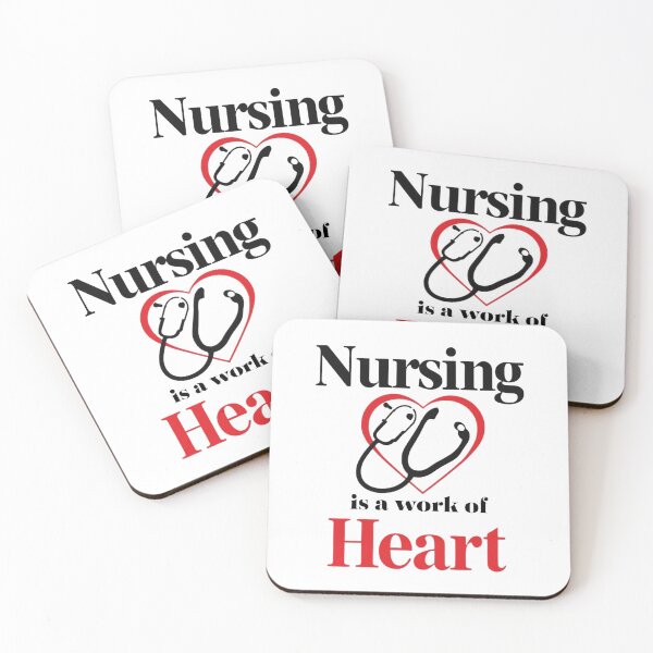 Item preview, Nursing is a work of heart designed and sold by Hadrielsdesigns.