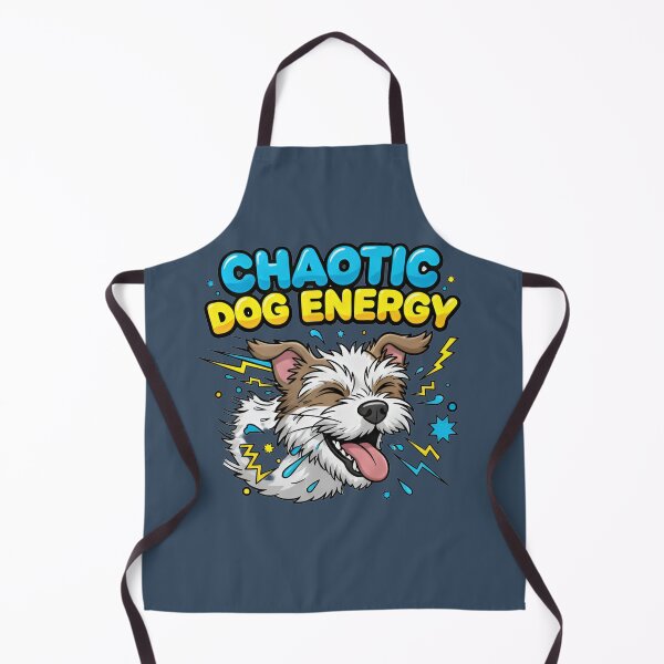 Item preview, Chaotic Dog Energy Funny Dog Meme Sticker & T-Shirt designed and sold by ZyxDes.