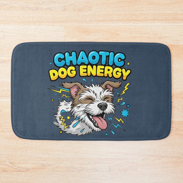 Item preview, Chaotic Dog Energy Funny Dog Meme Sticker & T-Shirt designed and sold by ZyxDes.