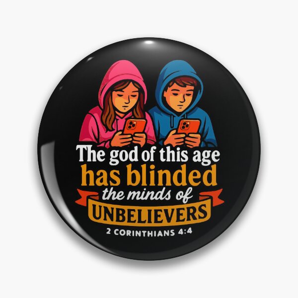 Item preview, 2 Corinthians 4:4 The god of this age has blinded the minds of unbelievers designed and sold by plushism.