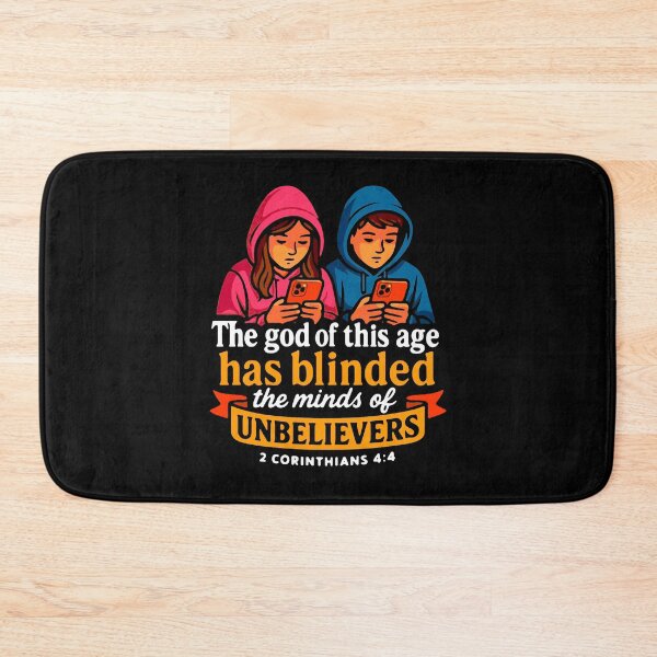 Item preview, 2 Corinthians 4:4 The god of this age has blinded the minds of unbelievers designed and sold by plushism.