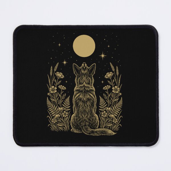 Item preview, Lancashire Heeler Moon Night Flower Minimalist Boho Dog Lover designed and sold by DoodleTortle.