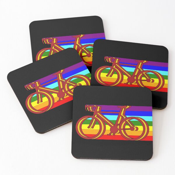 Aperçu de l'œuvre Vélo coloré aux couleurs du drapeau espagnol – un design arc-en-ciel harmonieux inspiré du voyage créée et vendue par rikyfreestyle.