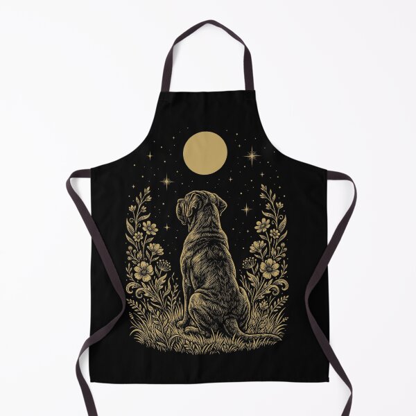 Item preview, Neapolitan Mastiff Moon Night Flower Minimalist Boho Dog Lover designed and sold by DoodleTortle.
