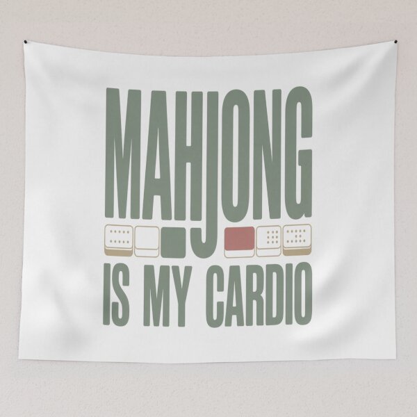 Item preview, mahjong lover - mahjong player - mahjong tiles - tile game - tile rack - game night - tabletop games - strategy game - cozy game - tea and tiles - clever strategy - mahjong club - social games designed and sold by JansenGS.
