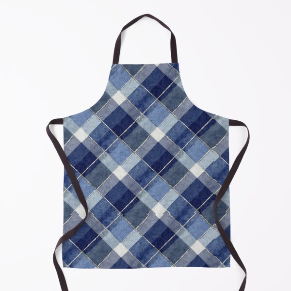 Item preview, Luxury Satin Blue Cross Stripes designed and sold by InkspiredCreation.