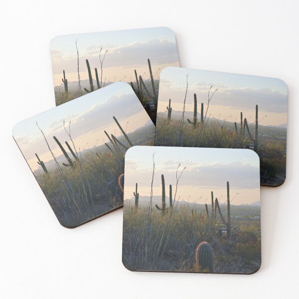 Item preview, Desert Sunset with Cacti designed and sold by Phakade's Photos.