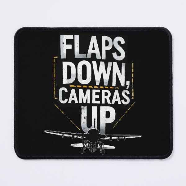 Item preview, Flaps Down Cameras Up | Aviation Photography Plane Spotter Art designed and sold by philippo artworks.