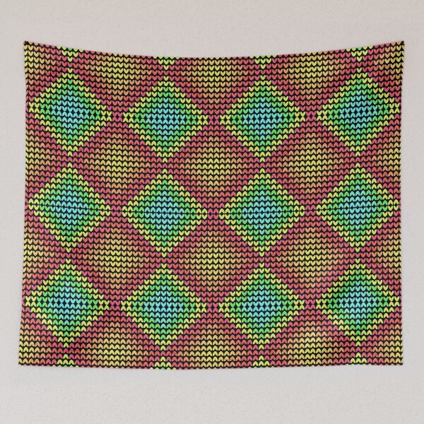 Item preview,     Retro Neon Knit Aesthetic  designed and sold by Digitara8595.