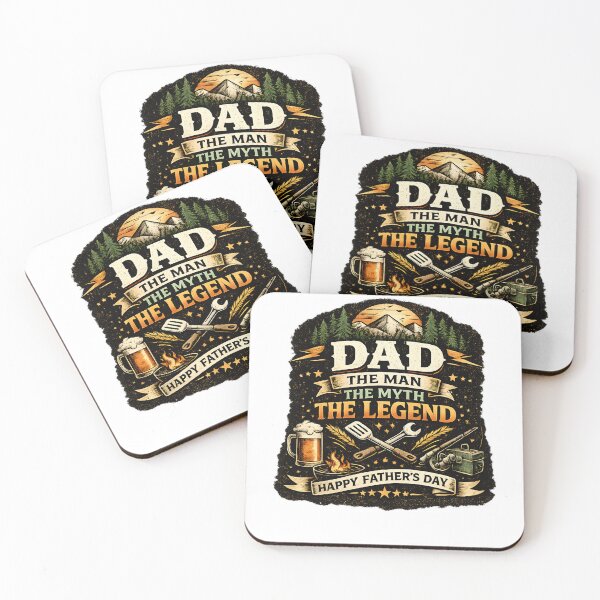 Item preview, The Man, The Myth, The Legend, Dad Design designed and sold by Lewis-mart.