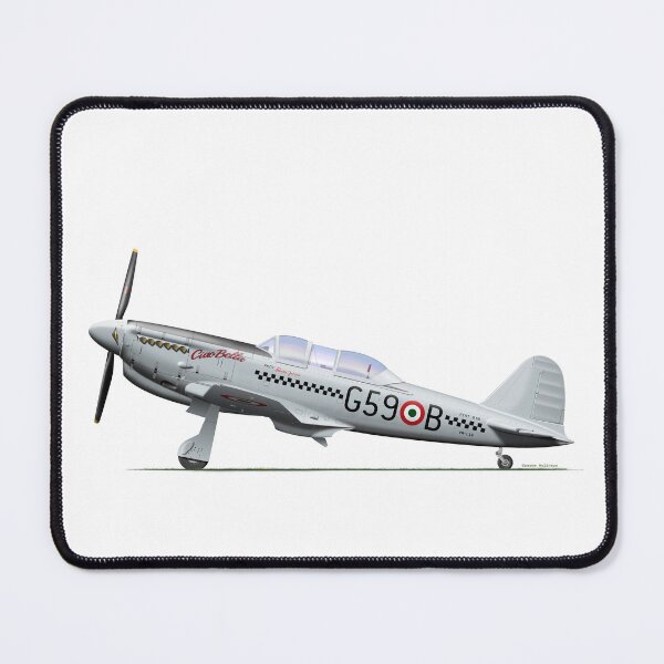 Item preview, FIAT G.59B VH-LIX ZUCCOLI designed and sold by Grubby Fingers Aircraft Illustration.