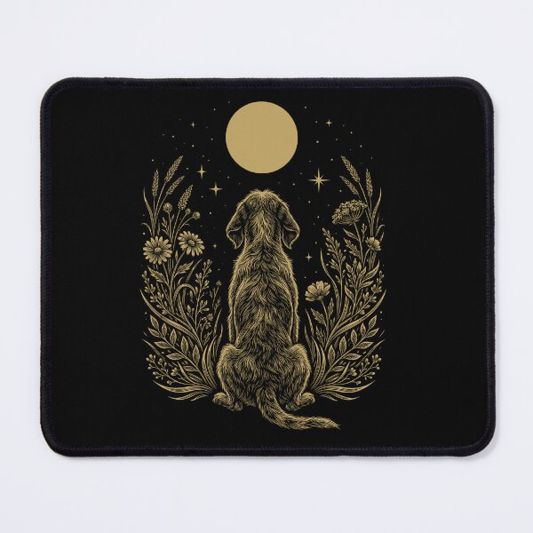 Item preview, Spinone Italiano Moon Night Flower Minimalist Boho Dog Lover designed and sold by DoodleTortle.