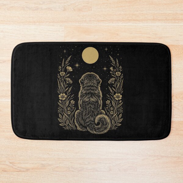 Item preview, Tibetan Mastiff Moon Night Flower Minimalist Boho Dog Lover designed and sold by DoodleTortle.