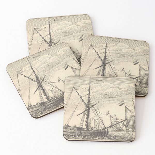 Item preview, Dutch Cargo Ship Sailing | Nautical Art designed and sold by GammaRay.