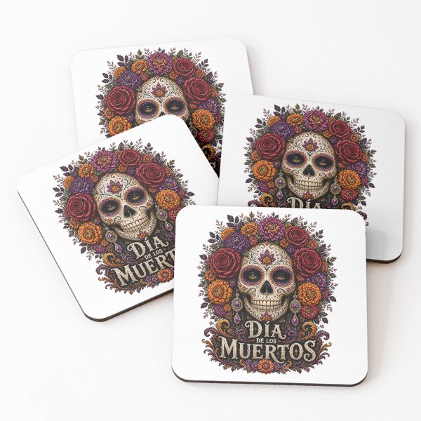 Item preview, Floral Sugar Skull designed and sold by Art That Blooms.
