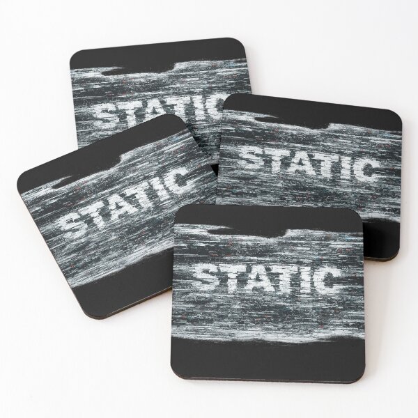 Item preview, STATIC – glitch interference dark aesthetic design designed and sold by VertigoState.