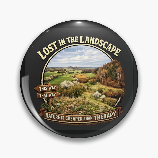 Artikelvorschau, Verloren in der Landschaft – Natur ist billiger als Therapie Vintage-T-Shirt entworfen und verkauft von KielArt.