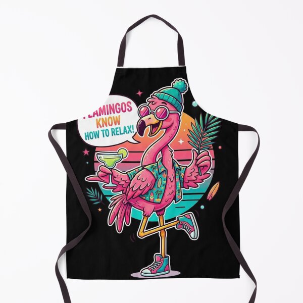 Item preview, Summer Party Flamingo with Cocktail designed and sold by CozyAStudio.