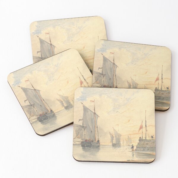 Item preview, Fishing Boats at Sea | Nautical Art designed and sold by GammaRay.