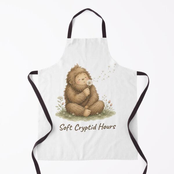 Item preview, Bigfoot Blowing Dandelion — Cute Cryptid Cottagecore Sasquatch Soft Nature Gift designed and sold by SillentDesign.