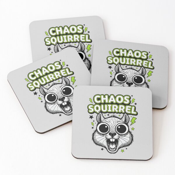 Item preview, Chaos Squirrel Funny Squirrel Meme T-Shirt & Sticker designed and sold by ZyxDes.