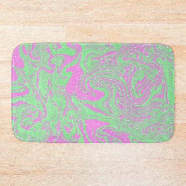 Item preview, Pink and green abstract fluid art designed and sold by SweetLilith.