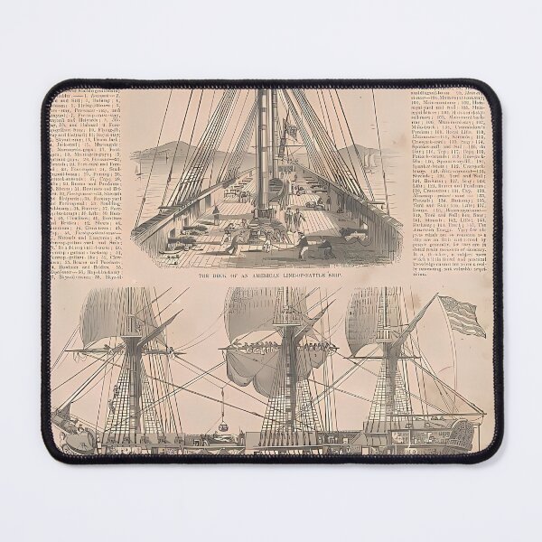 Item preview, Warship Cross Section | Nautical Art designed and sold by GammaRay.