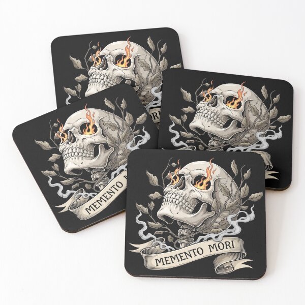 Item preview, Memento Mori Skull and Dead Leaves Smoke designed and sold by nuel-art.
