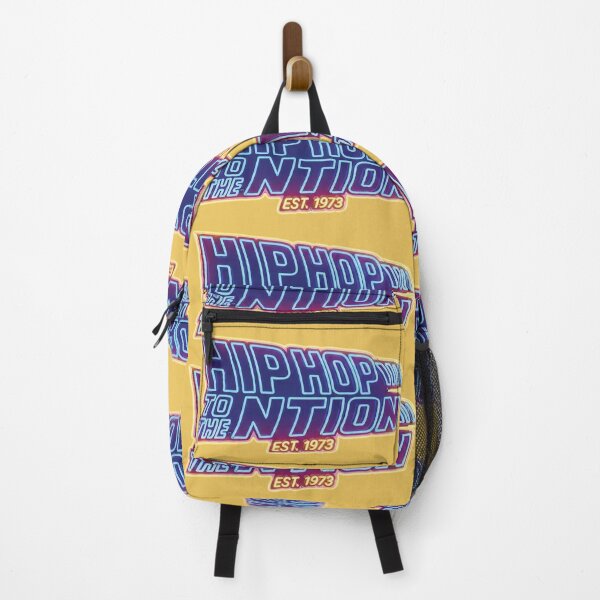 Item preview, Hip Hop Nation — EST. 1973 Neon Light Logo Art Print designed and sold by Jandedan.