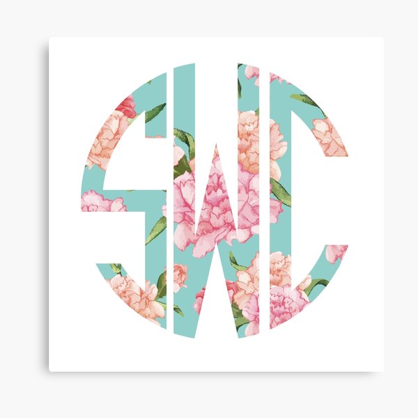SWC monogram Canvas Print