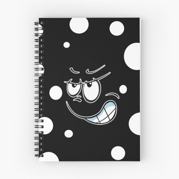 Item preview, Copy of evil grin emoji face googly eyes with polka dots designed and sold by MoonHoneybyImani.