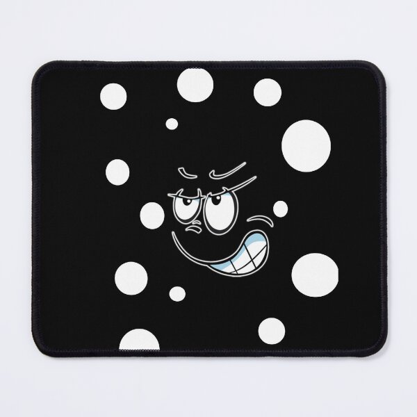 Item preview, Copy of evil grin emoji face googly eyes with polka dots designed and sold by MoonHoneybyImani.