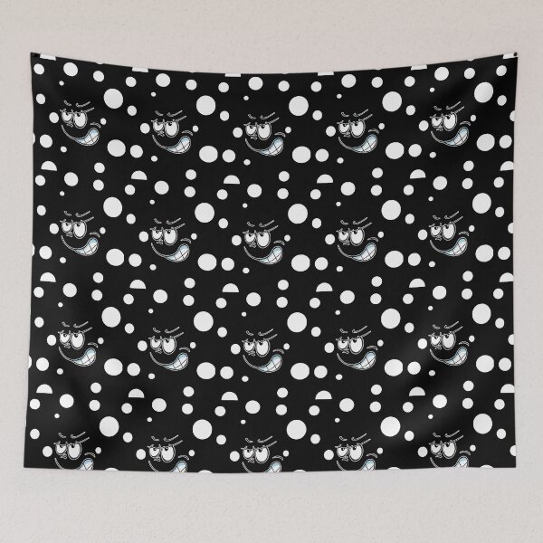 Item preview, Copy of evil grin emoji face googly eyes with polka dots designed and sold by MoonHoneybyImani.