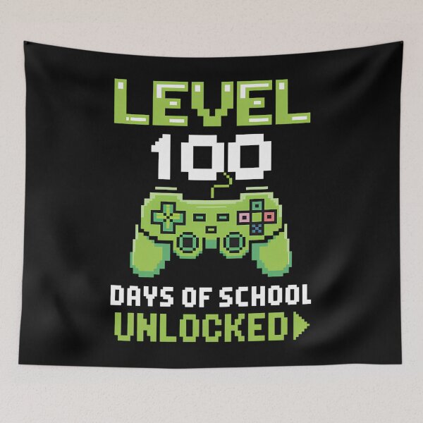 Item preview, 100th Day of School Video Games Boy Gift Gamer designed and sold by sailorjessiArt.