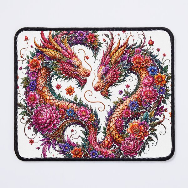 Item preview, Floral Dragons designed and sold by Art That Blooms.