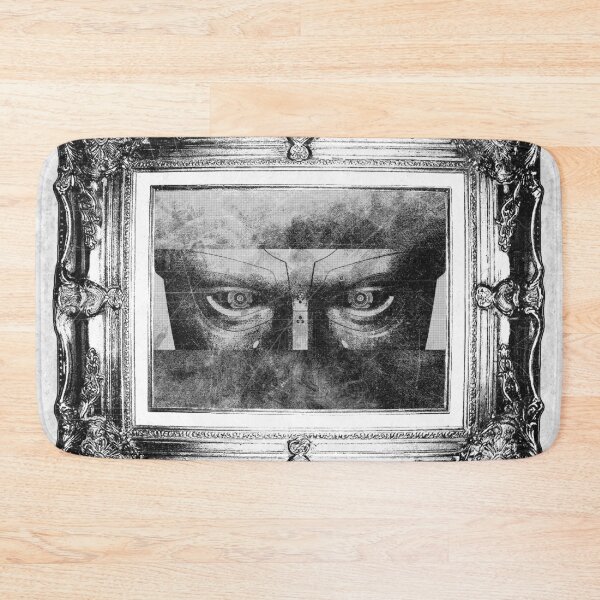 Aperçu de l'œuvre Yeux d'androïde encadrés, portrait baroque vous observant créée et vendue par Ghoul Enterprises.