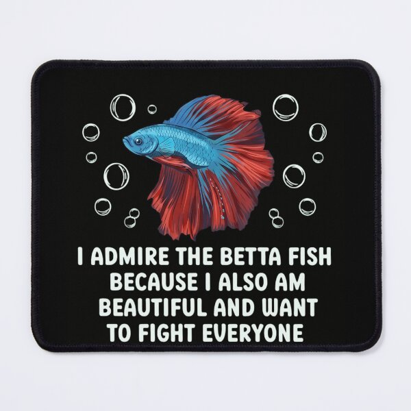 Item preview, Beautiful but Feisty Betta Fish Funny Sarcastic Quote designed and sold by haitrieuic96.