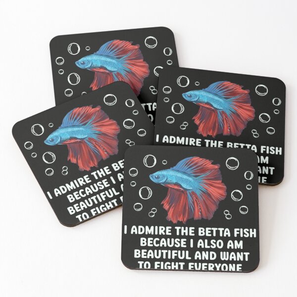 Item preview, Beautiful but Feisty Betta Fish Funny Sarcastic Quote designed and sold by haitrieuic96.