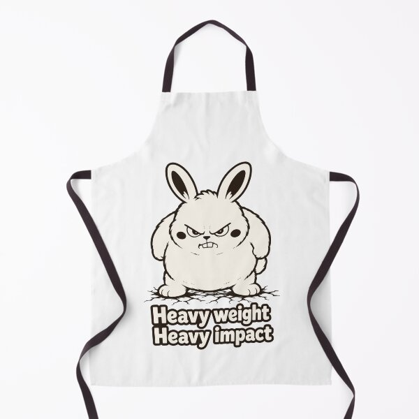Item preview, Heavy Weight Bunny. Heavy Impact Motivation. Strong Rabbit Powerlifting Art. designed and sold by MalisoStickers.