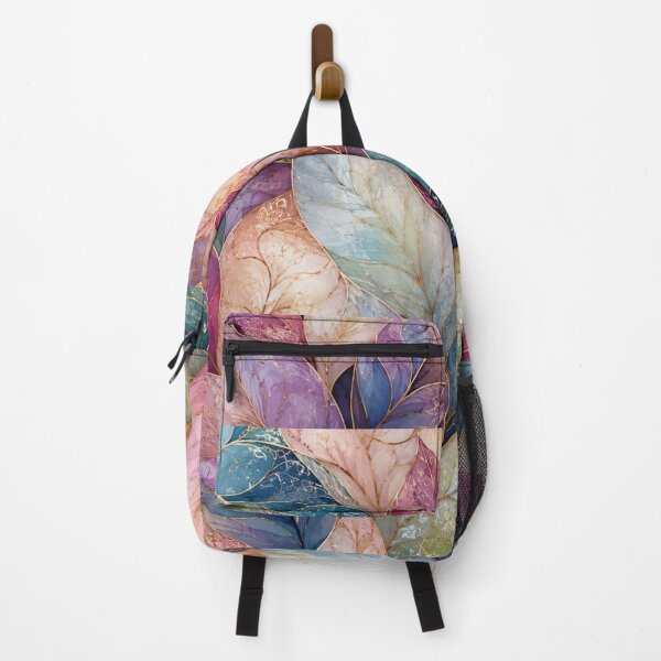 Item preview, Beautiful leaves pattern blue and purple designed and sold by Heaven1111.