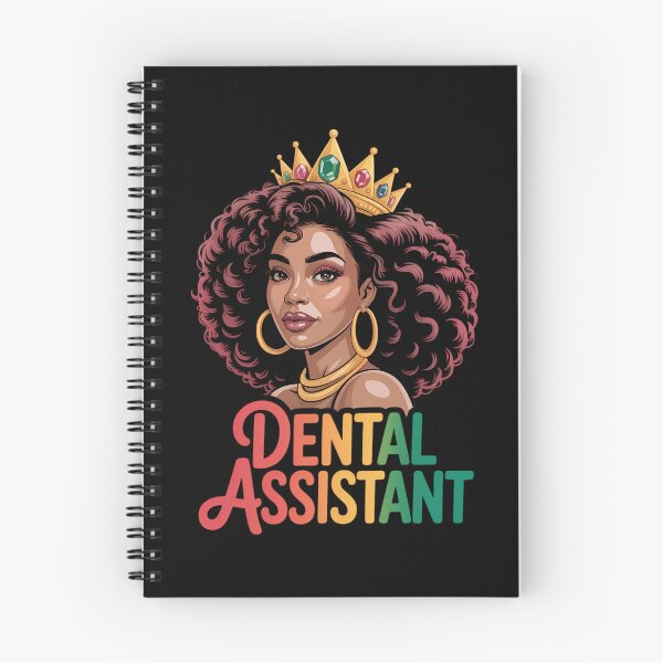Item preview, Dental Assistant Costume Black Afro Woman Wearing Crown designed and sold by SapfireStuArt.