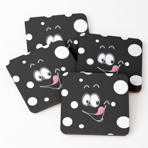 Item preview, Copy of delicious emoji face googly eyes with polka dots designed and sold by MoonHoneybyImani.
