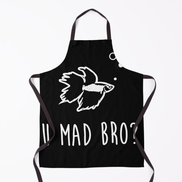 Item preview, Funny Betta Fish U Mad Bro? Minimalist Fighting Fish Sketch designed and sold by haitrieuic96.
