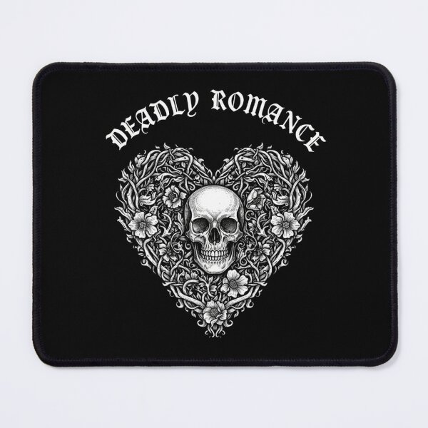Item preview, Deadly Romance Shirt | Gothic Skull Heart Tee | Dark Floral Skeleton Love Design designed and sold by printedartgoods.
