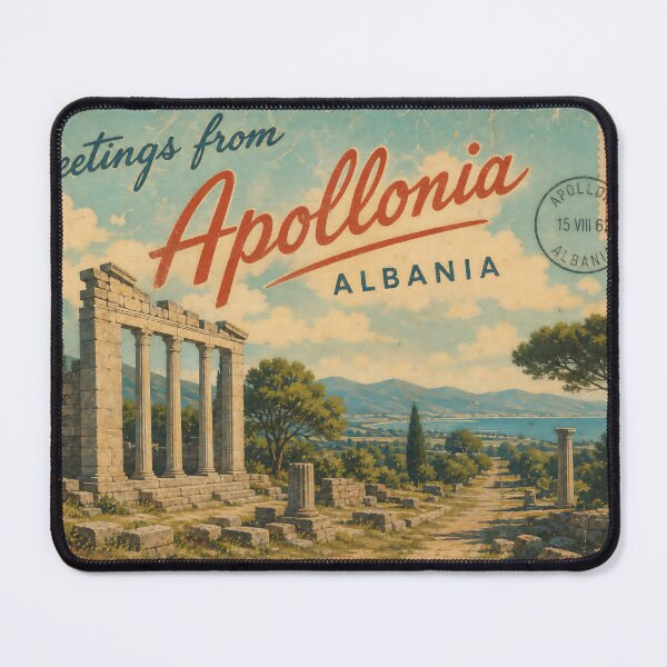 Item preview, Greetings from Apollonia – Retro Postcard designed and sold by Klysztof.