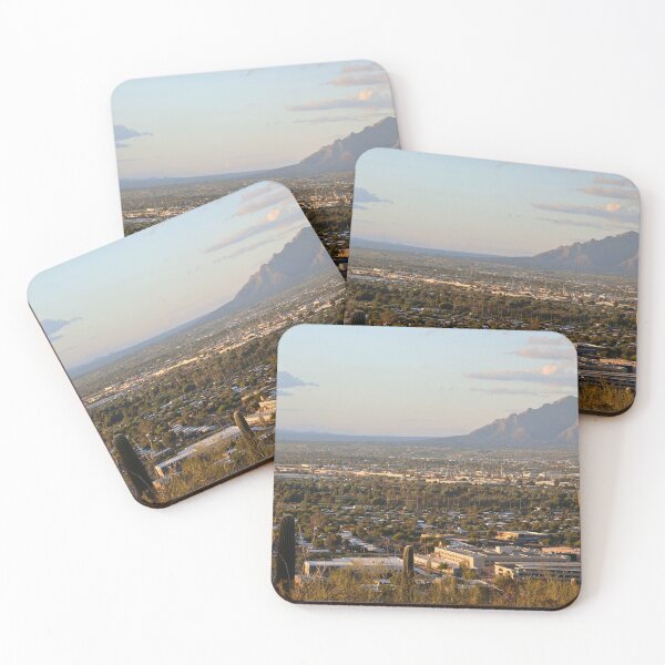 Item preview, Desert Cityscape with Saguaro Cacti designed and sold by Phakade's Photos.