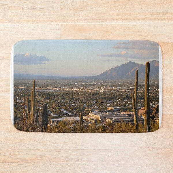 Item preview, Desert Cityscape with Saguaro Cacti designed and sold by Phakade's Photos.