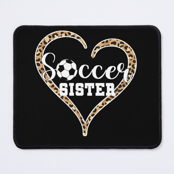 Item preview, Leopard Soccer Sister Heart Design designed and sold by LarryMBrown.