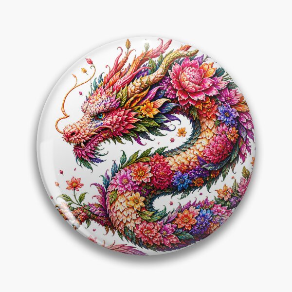 Item preview, Floral Dragon designed and sold by Art That Blooms.